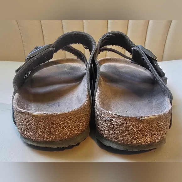 Birkenstock Sandals ArizonaDesert Soil Camo Green Mens Size 9-9.5 (42) - Picture 4 of 9